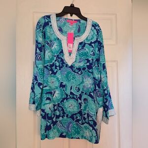 NWT Beautiful Lilly Pulitzer Renato Sequin Tunic